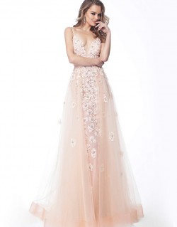 Vestido de Festa Ivana Beaumond 62929-BLUSH-1